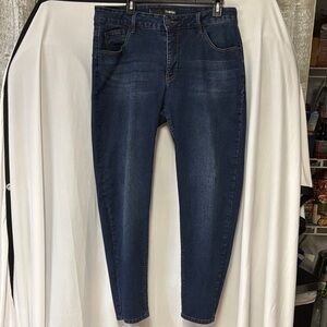Thorn Trendy Dark Blue Women's Skinny Jeans